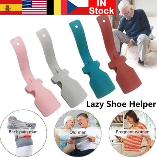 Lazy Unisex Wear Shoe Horn Helper Shoehorn Shoe Easy on and off Shoe Sturdy Slip Aid Shoe Helper Shoespooner Shoes Lifter Tool