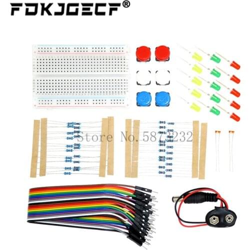 Starter Kit UNO R3 Mini Breadboard LED Jumper Wire Button for arduino Diy Kit