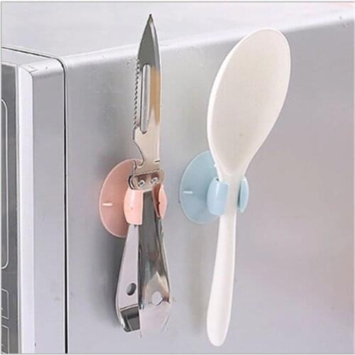 1 pcs Portable Rice Cooker Spoon Holder Kitchen Organizer Tools Rice Spoon Stand Creative Storage Gadget Ladle Rack