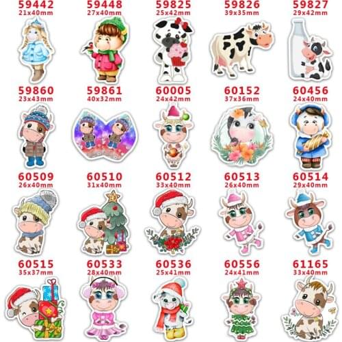 10 Pcs Cartoon Planar Resin Cabochons PR59442