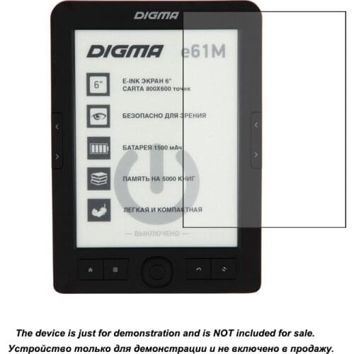 2x Clear LCD Screen Protector Shield Anti-Scratch Film Skin for Digma e61M Accessories