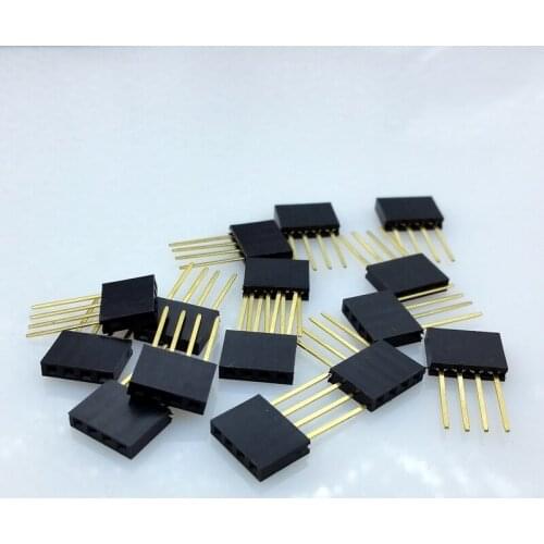 4 pin Special Female Header 2.54mm PC104 long Header Connector 50pcs/lot