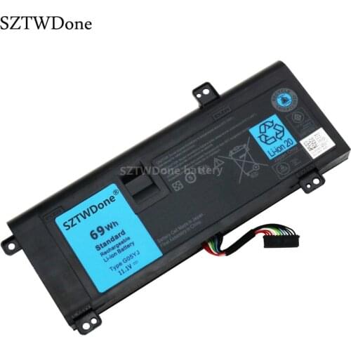 SZTWDone G05YJ Laptop Battery for DELL Alienware A14 M14X R1 R3 R4 14D-1528 14D-1728 8X70T Y3PN0 14D-1828 14D-2728 14D-4528