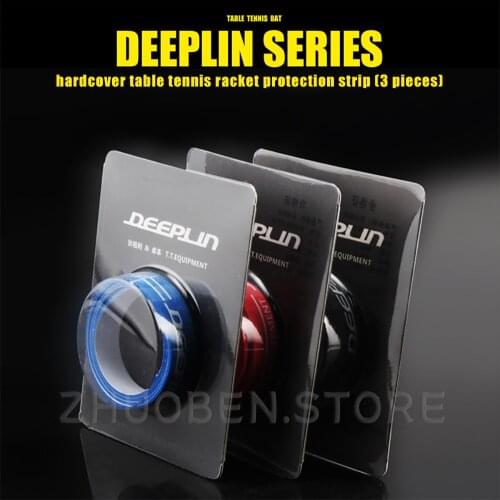 Deeplin 3pcs/pack boutique Table Tennis Racket Edge Protection Side Protection Strip Protection with Ping Pong Racket Accesso
