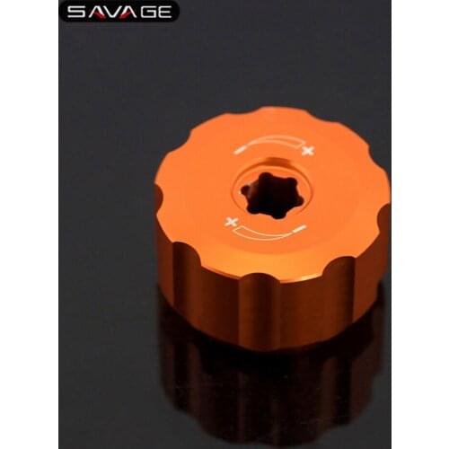 For 990 950 CNC Universal Rear Shock Absorber Rebound Adjuster Knob Motorcycle Accessories Sliders Design Structure
