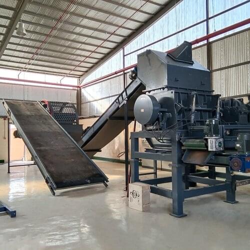 Waste Tire Rubber Recycling Tire Scrap Rubber Making Machine Tire Recycle Plant Tire Primary Shredder Tire Rubber Granulator