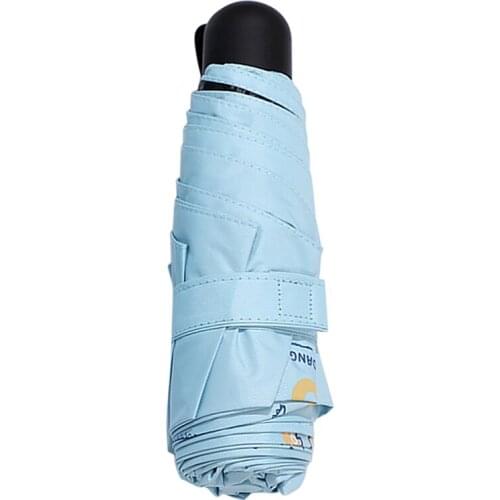 Travel Umbrella Windproof Umbrella Portable Lightweight Compact Parasol Umbrella UV Umbrella Cartoon Dinosaurs Pattern