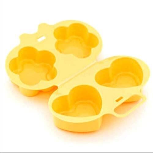 Hoocozi 2pcs Microwave Double-sided Egg Poacher Egg Maker Poached Egg Steamer Kitchen Gadget