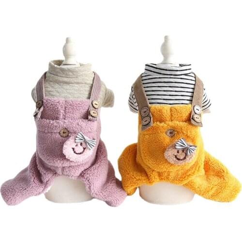 Dog Jumpsuit Garment Small Dog Clothes Puppy Costumes Chihuahua Yorkshire Terrier Pomeranian Maltese Pet Clothing Outfit Coat XS