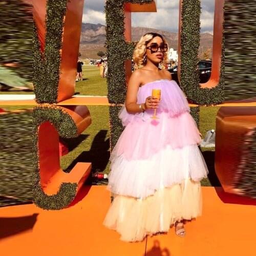 Pretty Colorful Tulle Dress Plus Size Long Tulle Skirts Women Long Extra Puffy Tutu Skirt For Gilrs Birthday Party Saias