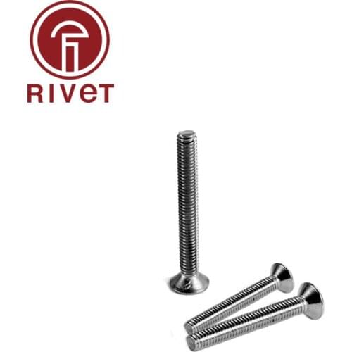 304 A2-70 GB819 DIN7046-1 M6 M8 Countersunk Head Screw Phillips Cross Recessed Flat Head Machine Screws Bolts Low Price