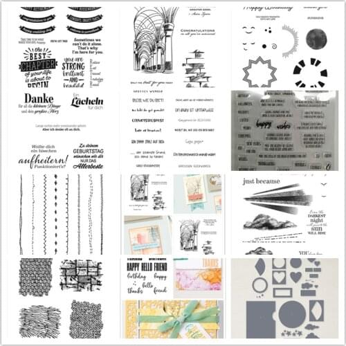 Metal Cutting Dies and Stamps Stencils For Dies Scrapbooking Photo Album Card Paper Embossing Craft DIY Die Cut 2021