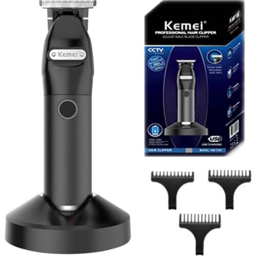 Original kemei corded cordless men electric hair trimmer professional barber hair clipper beard haircut machine rechargeable
