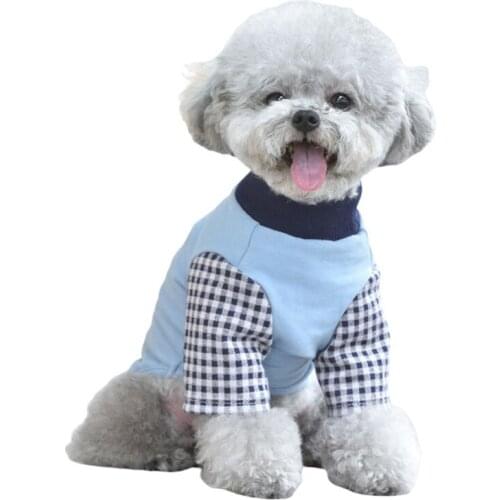 Autumn Winter Dog T-shirt Coat Outfit Cat Puppy Costume Apparel Small Dog Clothes Tee Shirt Outfit Garment Pet Clothing Shirt