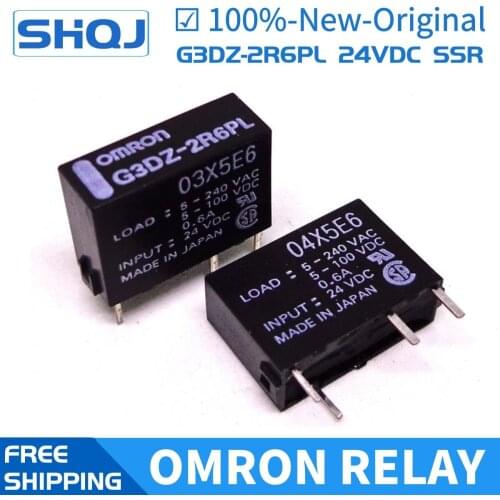 5PCS OMRON RELAY G3DZ-2R6PL INPUT:24VDC Brand new and original relay