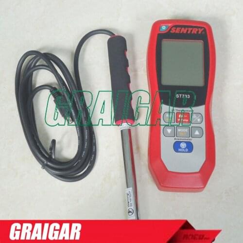 ST-733 Hot Wire Anemometer IR Thermo Anemometer For Ventilation System