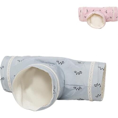 Warm Nest Bed 3 Holes Pet Products Polyester Small Animals Tunnel Toy Hamster Accessories Supplies Play Toys Tubes Pet Products
