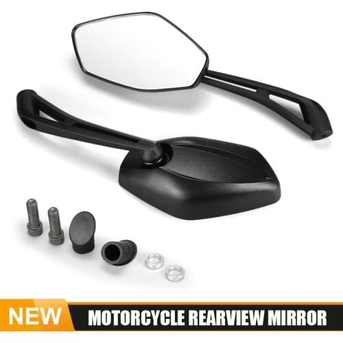 Universial 8mm Motorcycle Rearview Mirrors Moto E-Bike Side Mirrors Rear View Mirror for Kawasaki Z250 Z300 for Yamaha BJ150T