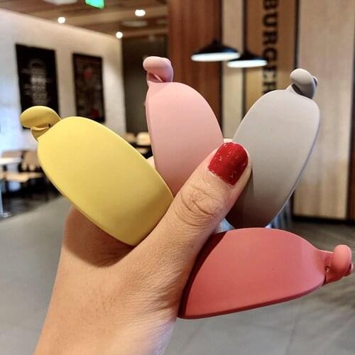 1PC New Cute Candy Colors Banana Shape Hair Claws Women Girls Sweet Hair Clips Ponytail Holder Hairpins Fashion Hair Accessories