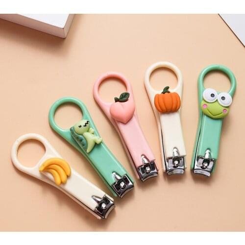1Pc Cartoon Cute Nail Clippers Cutter Colorful Kids Nail Scissors Clippers Pedicure Toe Nails Trimmers Beauty Manicure Tools
