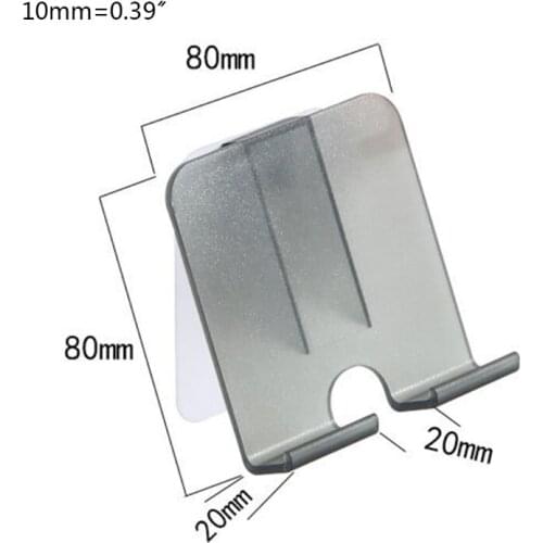 23GB Adhesive Wall Mount Phone Holders for Phone Charging Brackets Holders Shelf Sticker Fixing Wall Stand Storage Organizer