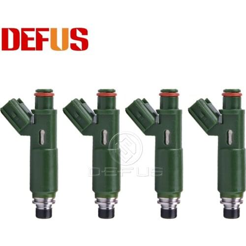 DEFUS 4X OE 23250-22040 Fuel Injectors For Toyota Celica Corolla Matrix MR2 1.8L L4 Prizm Spyder Vibe 1ZZFE 23209-22040 Values