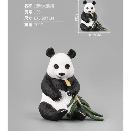 7cm 1pc Lovely Forest Lovely Valuable Panda Model Figures Decorations Children Toys Gifts DIY