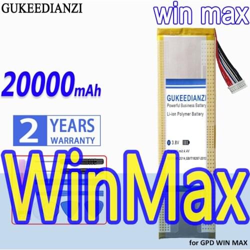 High Capacity GUKEEDIANZI Battery 20000mAh for GPD WIN MAX WinMax