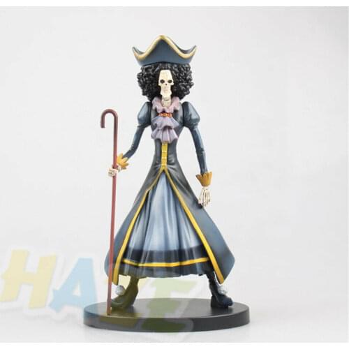 Anime One Piece Brook PVC Action Figure Model Toys Dolls Collection One Piece Figure Toys Statue Xmas Gift No Box 20cm