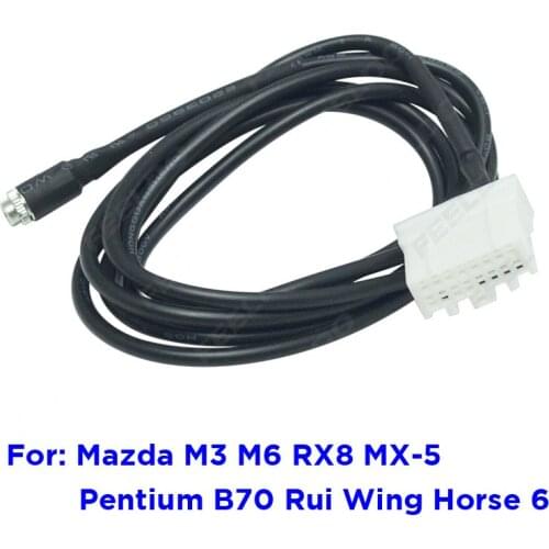 Car Radio Female Jack Auto Aux Cable Stable Connect Professional Easy Install Replacement Car Audio Portable