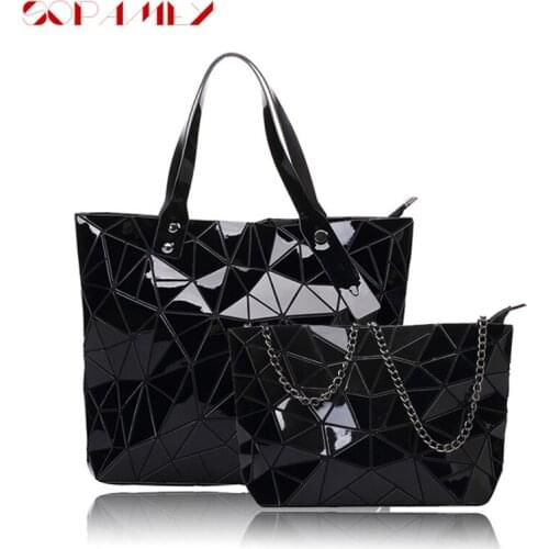 Brand Designer Womens Tote Bags 2 Set Womens High Quality PU Leather Chain bag Tote Bag Women Shoulder Bag Fashion Womens Bag