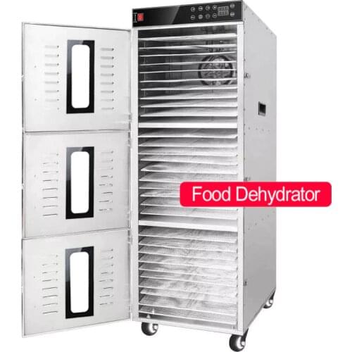 Food dehydrator fruit dryer machine vegetable meat snacks dehydration dryer trays stainless steel commercial 30 layer 110V/220V