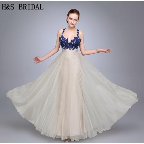 HS16 Sweetheart Chiffon Lace Applique Beaded Sleeveless With Straps Long Sexy Homecoming Dresses