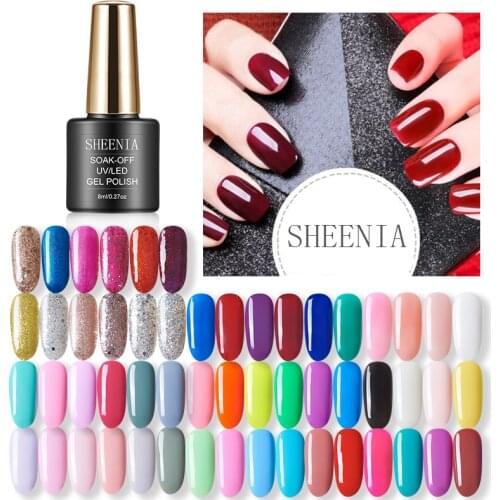 SHEENIA UV Gel Polish One Step Gel Lacquer VENALISA Soak off Organic UV LED Nail Gel Varnish Nail Art Salon New Arrival Varnish