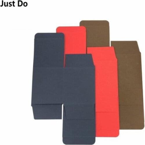 2.8*2.8*8.5cm red coffee navy blue Paper cardboard box Lipstick Cosmetic Perfume Bottle Kraft Paper Essential Oil Packaging Box