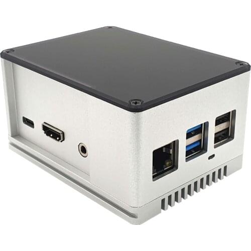 Metal Case for Rock Pi 4A/ Rock Pi 4B ecoPI PRO LP Aluminum housing