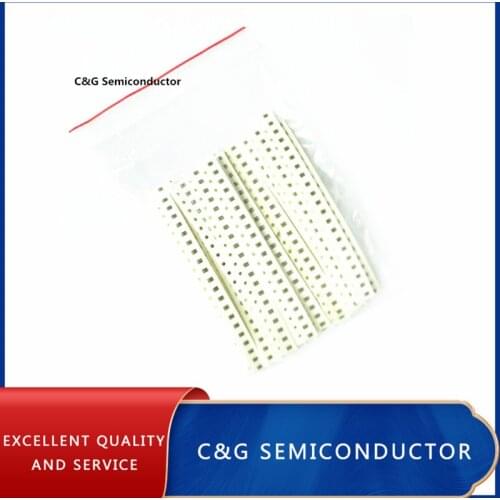 0805 SMD Resistor Kit Assorted Kit 1ohm-1M ohm 1% 33valuesX 20pcs=660pcs Sample Kit