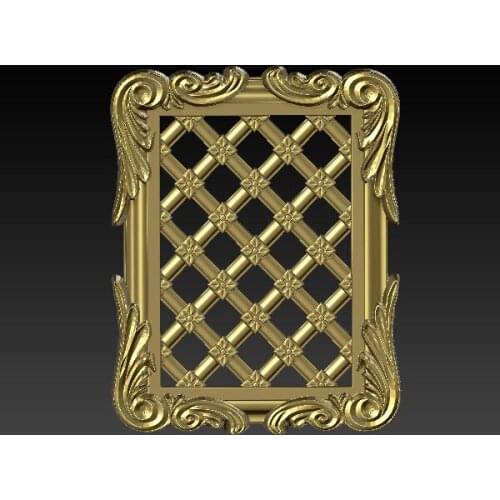Decor 3d Model Relief for CNC Router 3D Printer in STL file format