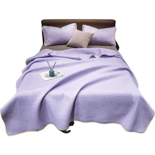 Cooling Blanket for Hot Sleepers Summer Blankets with a Pair of Pillow Cover Household Home Textile 200x230cm WWO66