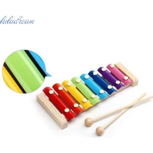Birthday Gift Montessori Wooden Toys Octave Wood Xylophone Music Toys Wooden Musical Instruments