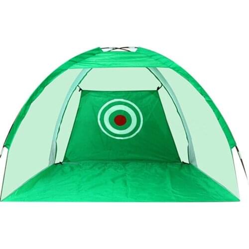 XC LOHAS Golf Training Aids Indoor/Outdoor Foldable Golf Hitting Cage Garden Grassland Golf Practice Net 200x120x135cm