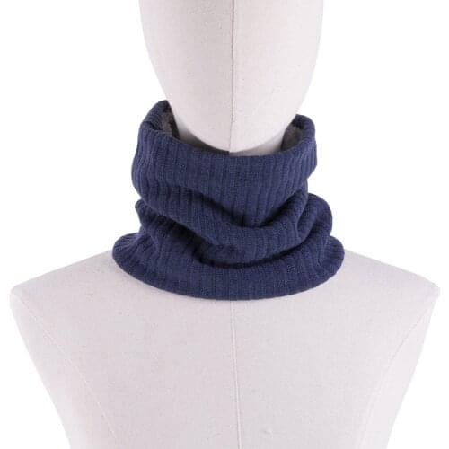 2020 Fashion Neckerchief Winter Scarf for Women Men Children Thickened Wool Collar Scarves Unisex Male Female Knitted Ring Scarf