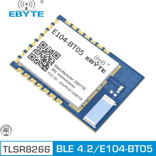 TLSR8266 Bluetooth EBYTE Serial To Ble Slave Module Ble4.2 UART SMD E104-BT05 Transparent Transmission Low Power Transceiver