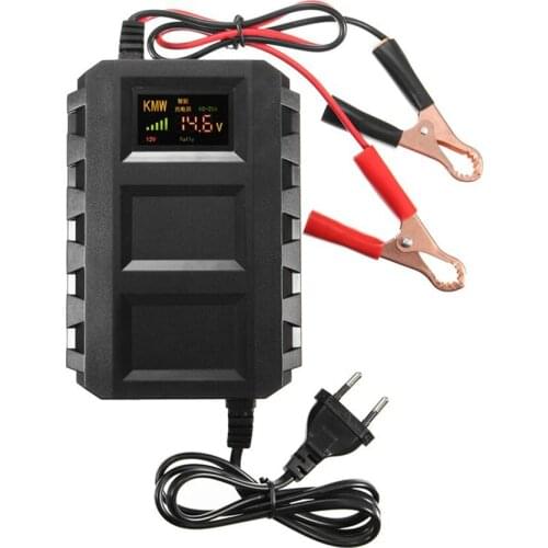 Universal Intelligent 12V 20A Automobile Battery Lead Acid Battery Charger Car Motorcycle EU Plug