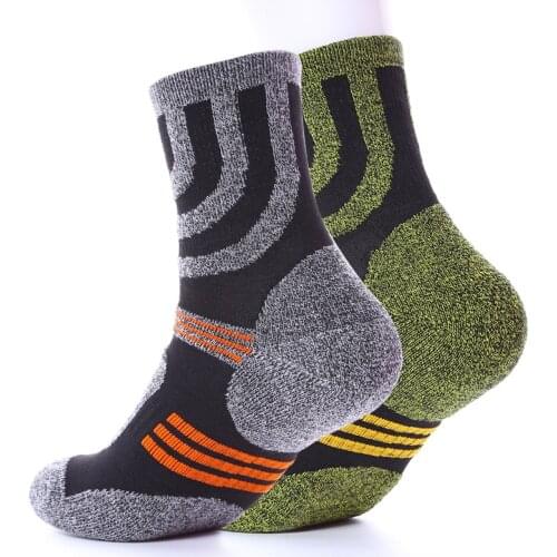 Winter Sports Thicken Thermal Wool Pile Cashmere Mens Snow Socks Seamless Climbing Hiking Skiing Socks 1/2/5 Pairs EU 39-44