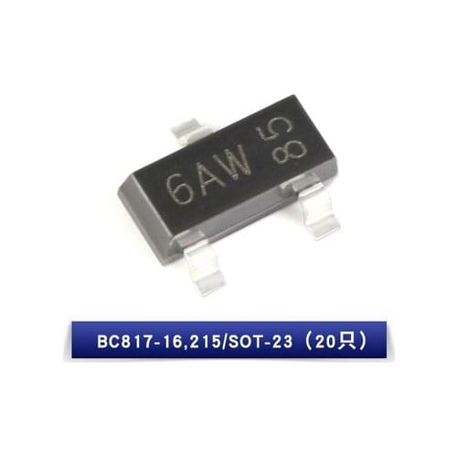 100PCS/LOT BC817 6D BC817-16 6A BC817-25 6B BC817-40 6C SOT23 SMD 100% Original New