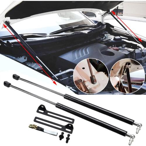 2X Car Front Engine Hood Lift Supports Props Rod Arm Gas Springs Shocks Strut For Nissan QASHQAI J11 X-TRAIL T32 2014-2018