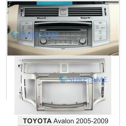 9 inch Car Fascia Radio Panel for TOYOTA Avalon 2005-2009 Dash Kit Install Facia Console Bezel Adapter Cover Trim Plate