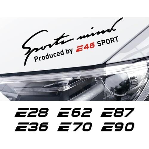 Car Lamp Eyebrow Carbon Fibe Sticker For BMW E46 E39 E87 E90 E28 E53 E30 E60 E34 E36 E61 E62 E70 E91 E92 E93 Auto Accessories