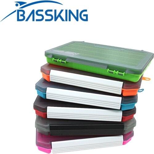 BASSKING Adjustable Fishing Tackle Box Divider Removable Bait Lure Hook Storage Box Fishing Accessories Plastic Storage Case